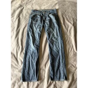 American Eagle Original Straight Jeans Mens 29x30 Medium Wash Blue Denim